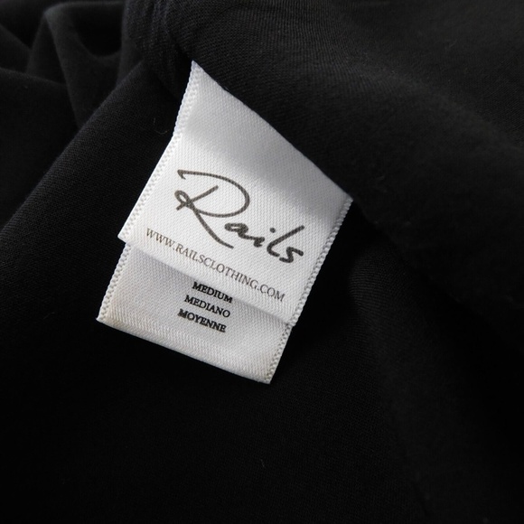 NWT!! RAILS Lola Varadero Stripe Wrap Dress Tie Waist Metallic Mini Medium - Picture 13 of 16